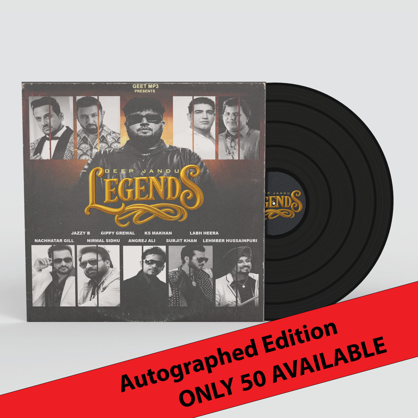 Deep Jandu - Legends Vinyl - Autographed Edition